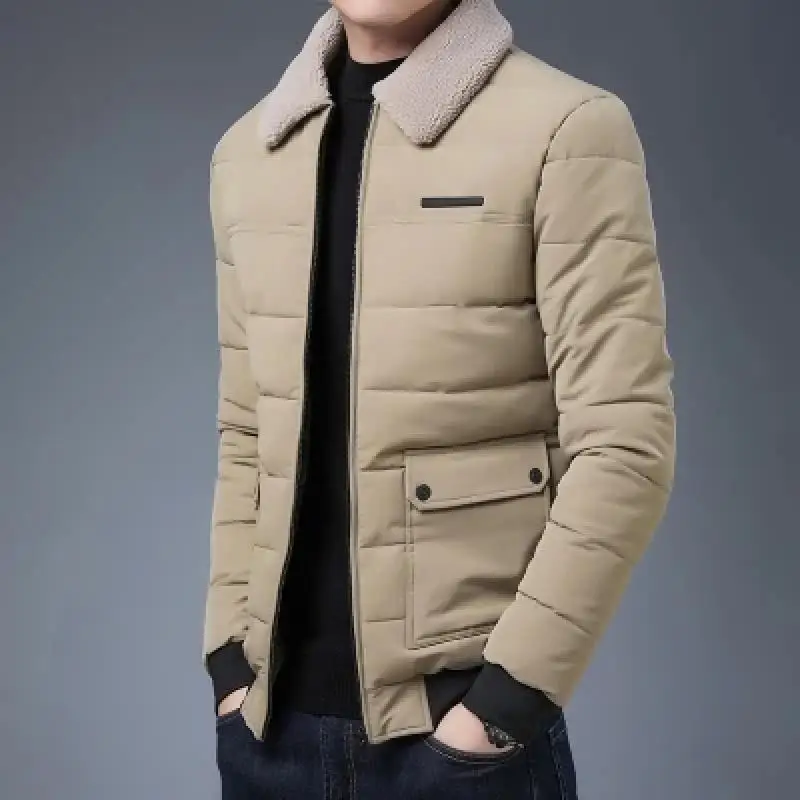 

Autumn Winter Men's Jacket Puffer Coat Thicken Men Winter Jacket Coats Windbreaker Coats Oversized Male Down Jackets Overcoat