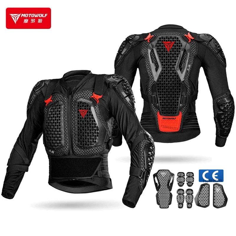 Motorcycle Body Armor Moto Body Armor Men Motorcycle Jacket Turtle For Motocross Racing CE Approved Protective Gear