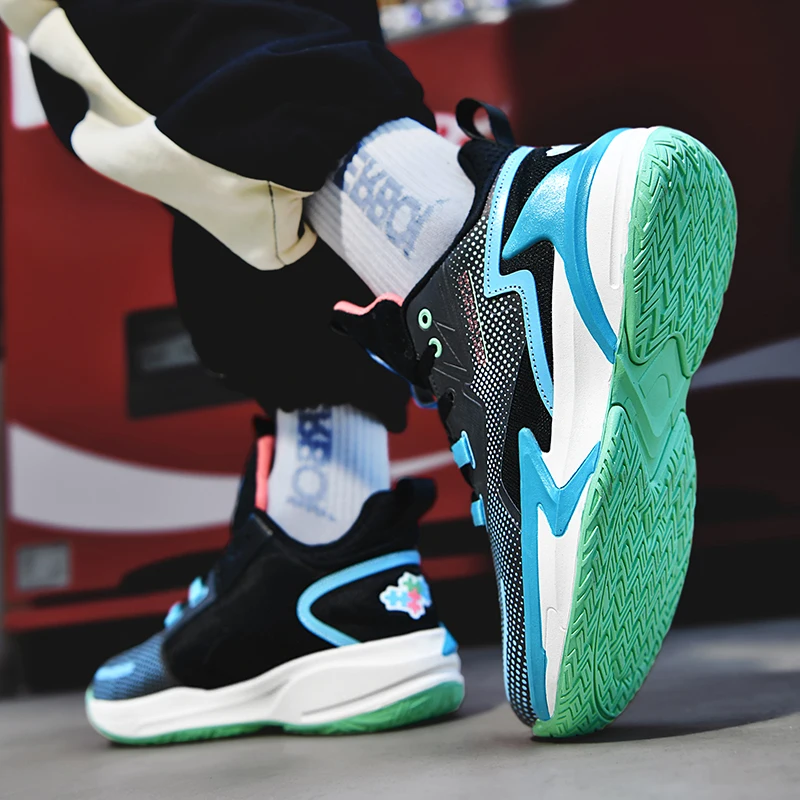 أحذية كرة سلة قابلة للتنفس مانعة للإنزلاق للرجال ،...