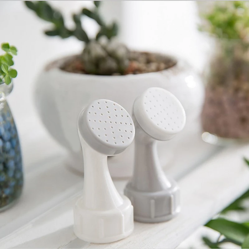 Boquilla de riego de jardín portátil, rociador de agua de pulverización de jardín, herramienta de riego de plantas, boquilla de riego de vidrio y botella, 2 unids/set - Imagen 3