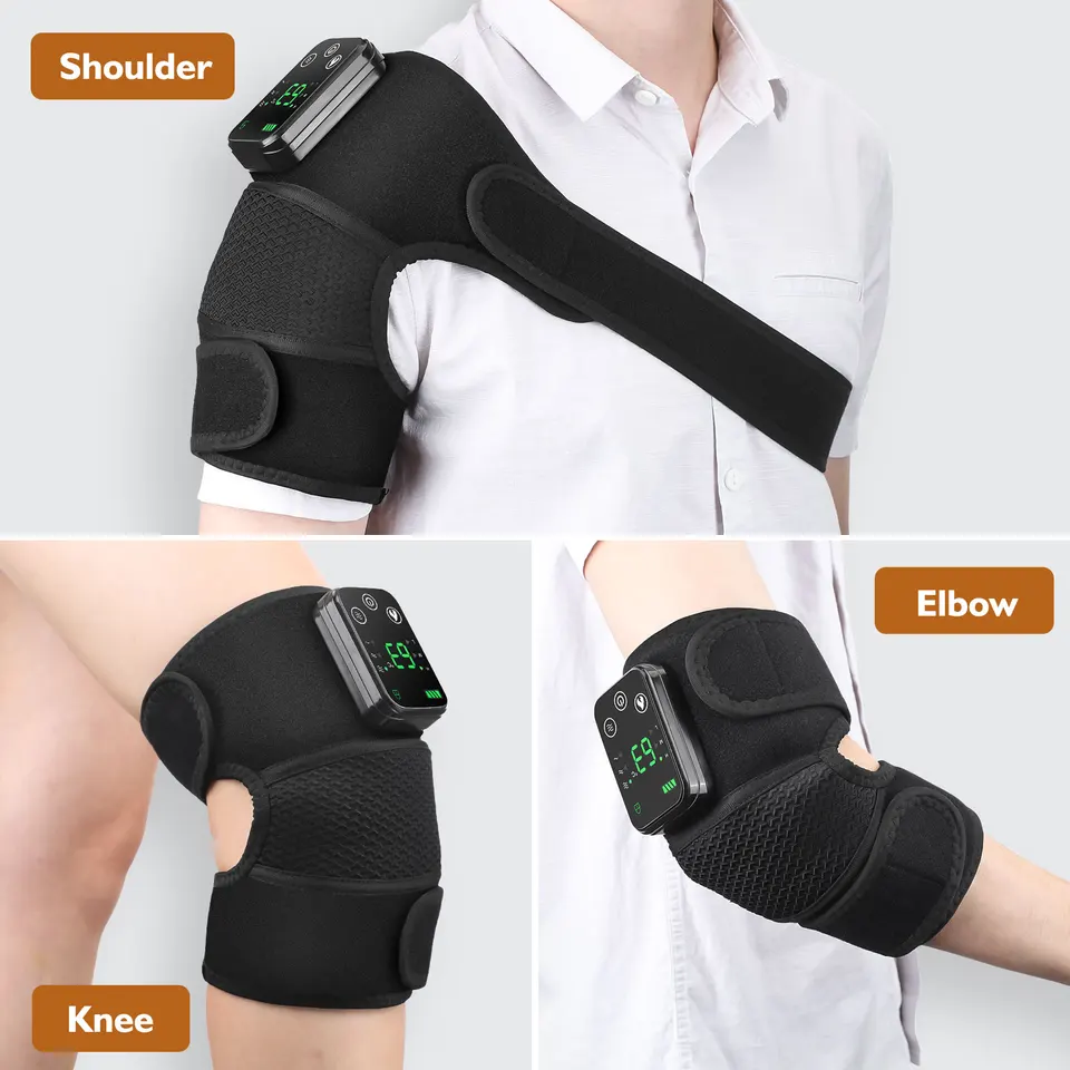 Cordless Electric Heating Knee Massage Pad