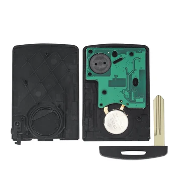 Chiave telecomando per Renault Megane III Laguna III Koleos CLIO Smart Card 2008-2011 433MHz PCF7952 Chip 4 Chiave telecomando per Renault Megane III Laguna III Koleos CLIO Smart Card 2008-2011 433MHz PCF7952 Chip - KEYYOU 433MHz PCF7952 Chip 4 pulsanti chiave a distanza per auto per Renault Megane III