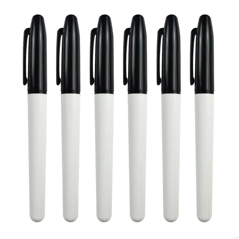 12PB 6Pcs Disappearing Pens Vanishing Water Soluble Air Erasable Marker Pens Set