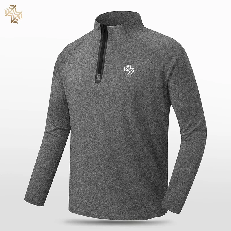 SBWL High quality Mens outdoor hiking golf running breathable Polo shirt Office casual Polo long-sleeved Sports base shirt Tops 4