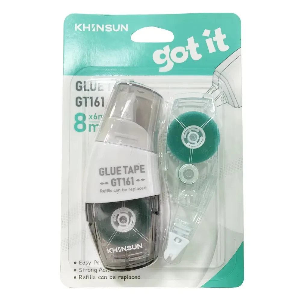 Double-Sided Adhesive Tape Roller with Refill for Creative DIY Projects
