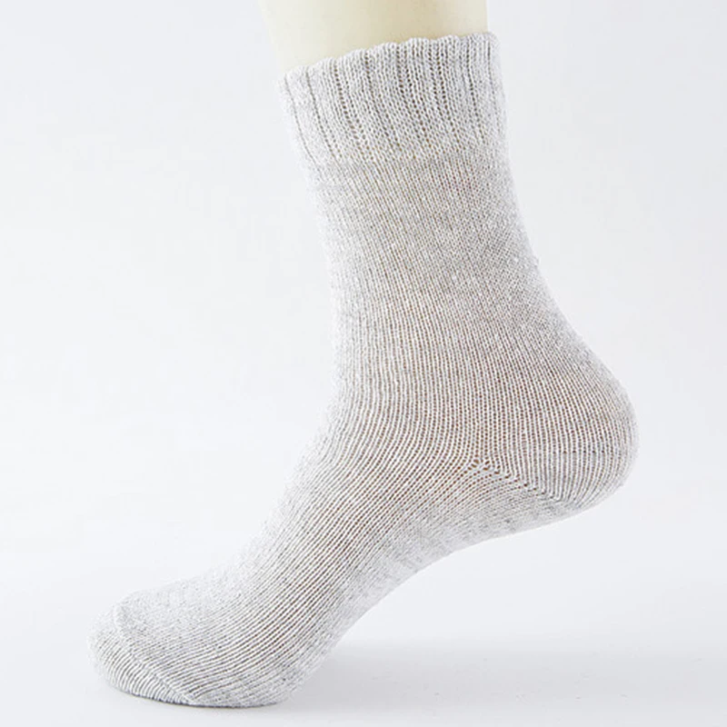 4 páry/sada pánských vlněných bavlněných ponožek se střední trubkou, vtipné vintage prodyšné ponožky pro muže, zimní teplé, zesílené, pro volný čas_voghion.com