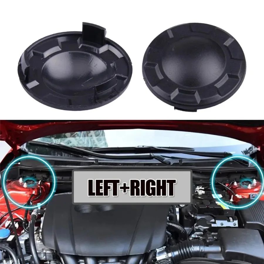 

2pcs Car Black Waterproof Dust Caps Shock Absorber Trim Protect Covers Car Accessories for Mazda 3 Axela CX-4 CX-5 CX-8 Atenza