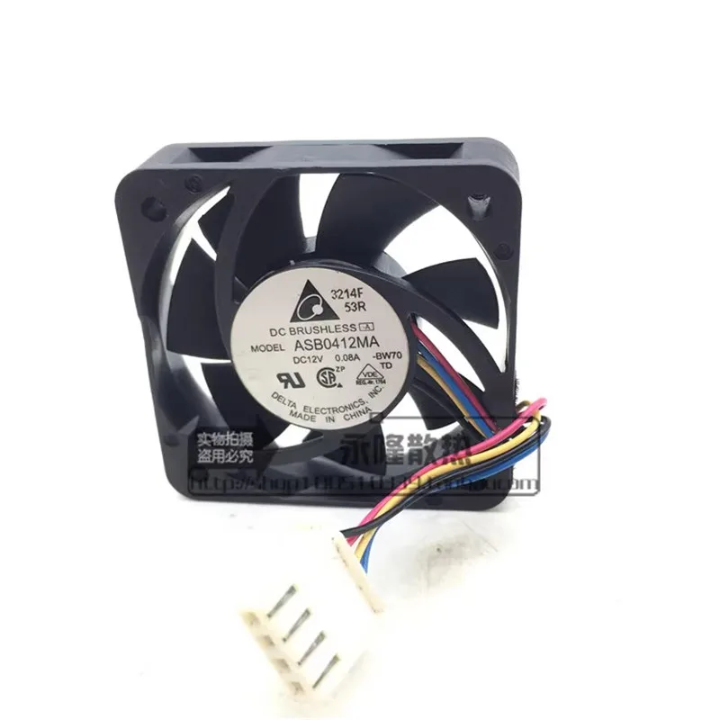 

Оригинальный 4-проводной бесшумный охлаждающий вентилятор 40*40*10 мм ASB0412MA 12 В 0,08a 4 см