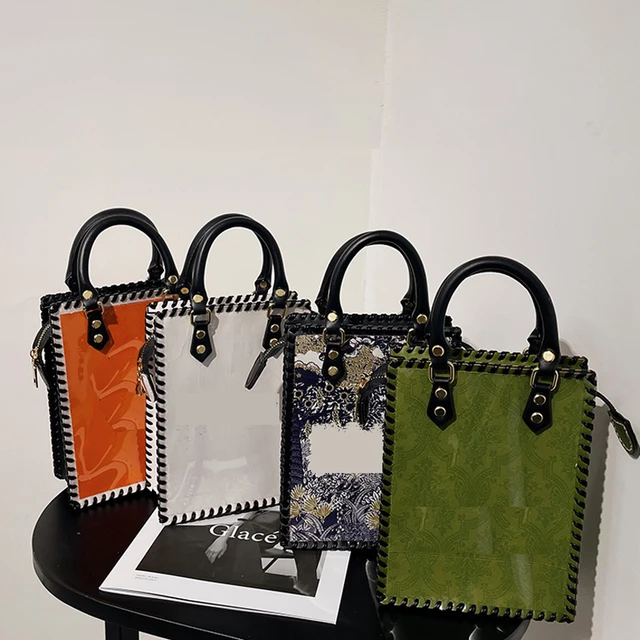 Clear PVC DIY Tote Bag Handbag Making Kit - Complete Craft Accessories Tool Set - Perfect for Handmade Gift Bags - Birthday and Holiday Handbag