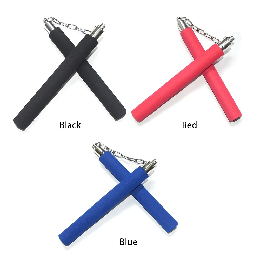 Martial Arts Nunchaku Safe Foam Rubber Practice Nunchucks Foam Nunchucks for Kids Beginners Practice and Training foam nunchakus
