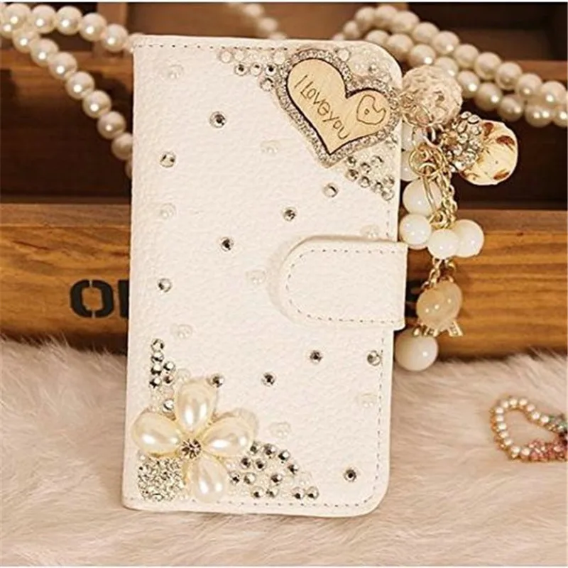 Luxury Bling Rhinestone Wallet Leather Purse Flip Card Pouch Stand Cover Case Samsung S25 Plus S20 S21 Ultra S22 PLUS