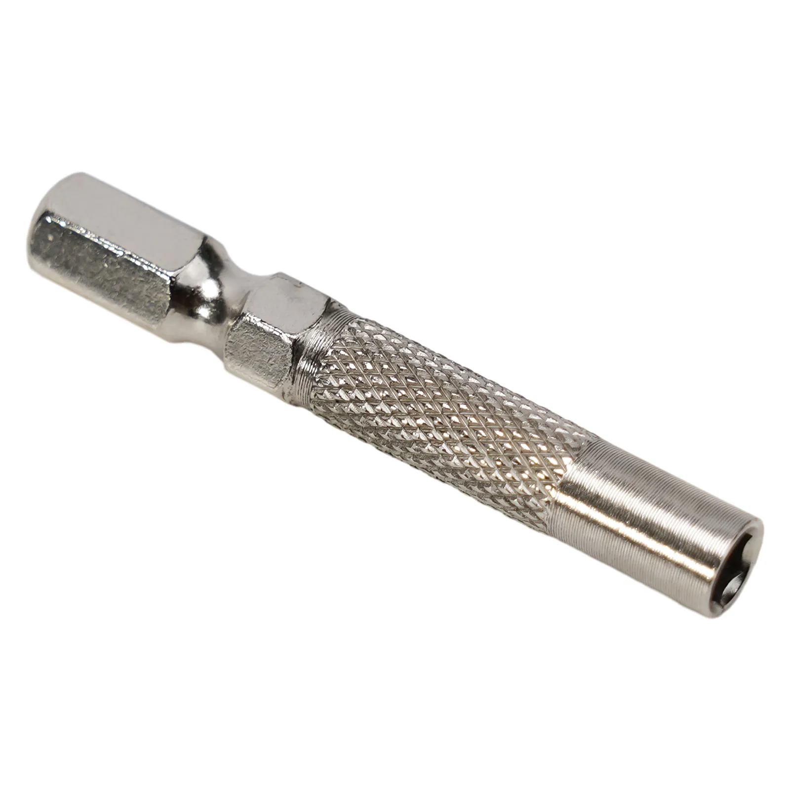 

Silver 6.35mm 1/4\" Insert Bit Adapter 5PCS Hex 6.35mm Chrome-vanadium Steel Insert Bit Adapter Socket Holder To 4mm