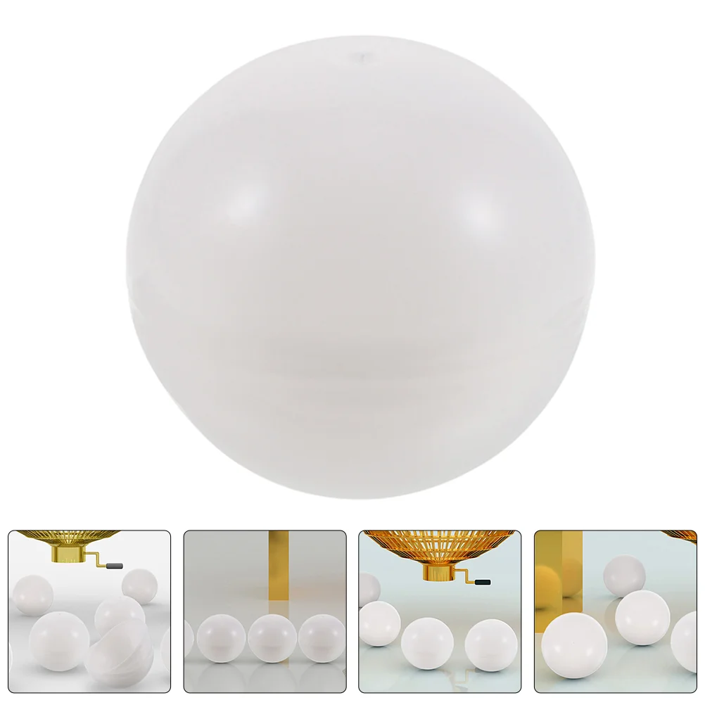 

30Pcs Round Vending Machine Capsules 4Cm Small Lottery Balls Bingo Raffle Drawing Balls Hollow Plastic Openable Balls White