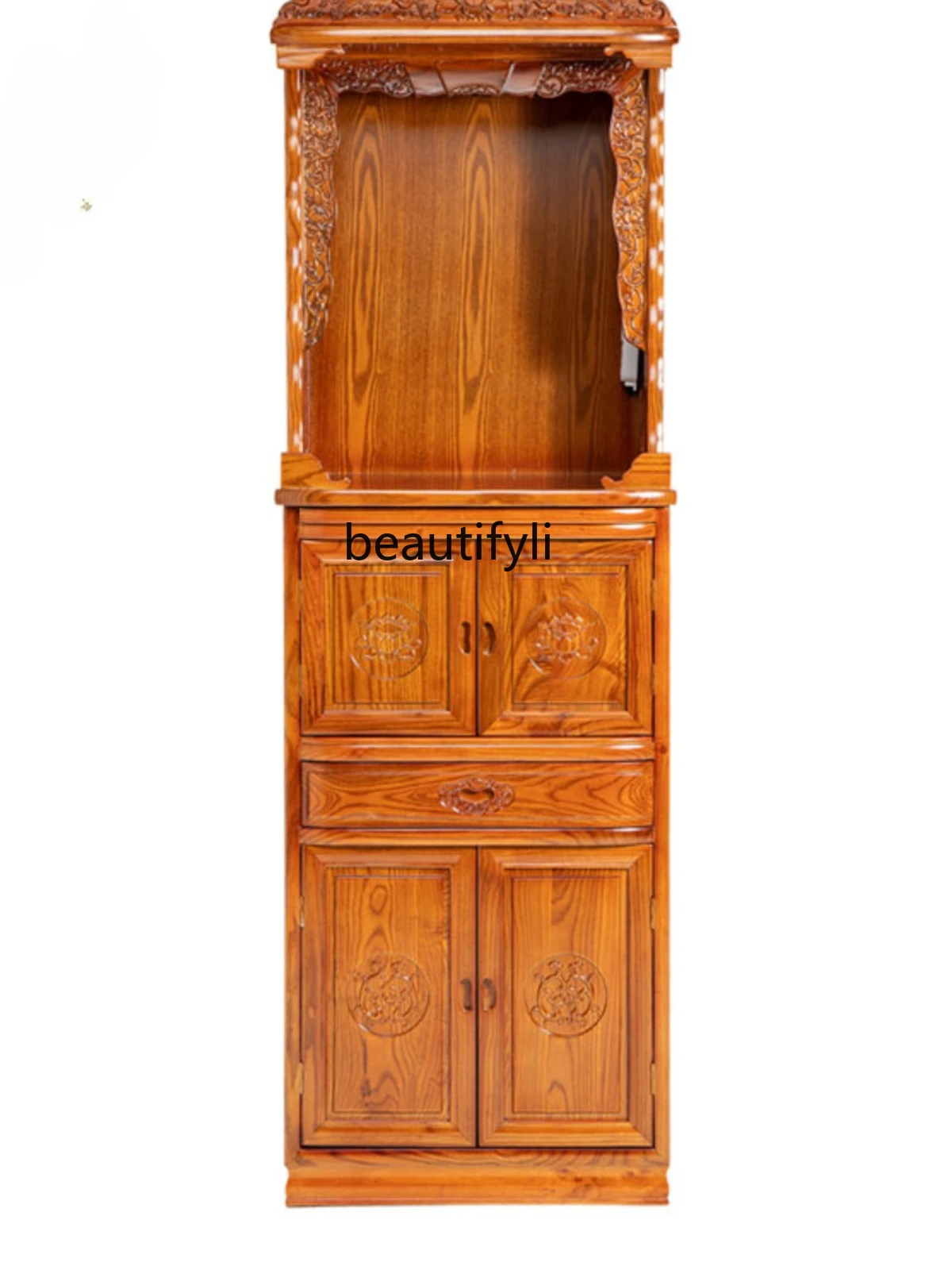

New Chinese Buddha Niche Clothes Closet Altar Altar Household Buddha Cabinet Solid Wood Cabinet Modern Light Luxury Simple