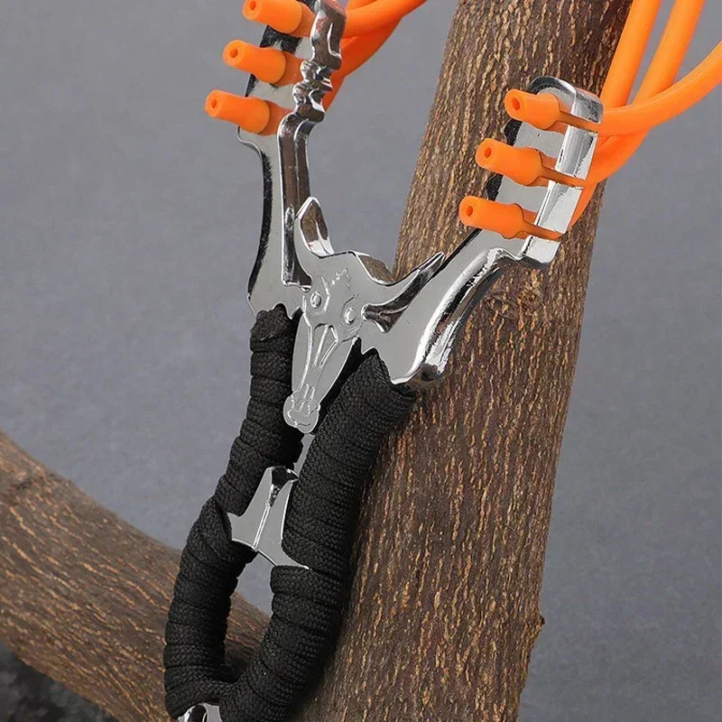304 stainless steel High Precision Metal Outdoor Camping Toys Sports Catapult DropShipping 3