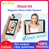 SHIYAN 3D Curved Screen Phone Selfie Monitor with 1500mAh Battery Magsafe Compatible Rear Monitor for Mobile Photography