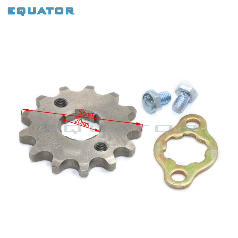 420 20mm 10T 11T 12T 13T 14T 15T 16T 17T 18T 19T 20T Engine Sprocket for motorcycle ATV Dirt Pit Bike Go Kart 4 Wheeler Quad