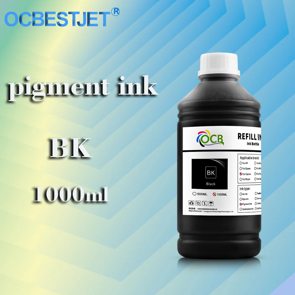 1000ML Pigment Ink For Canon PFI-120 320 307 707 PFI-8120 For TM-200 TM200 TM-205 TM-300 TM-305 TM300 iPF 830 840 850 Printer