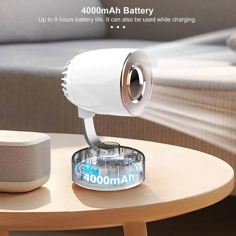 مروحة صغيرة محمولة فائقة الهدوء لسطح المكتب بقدرة...