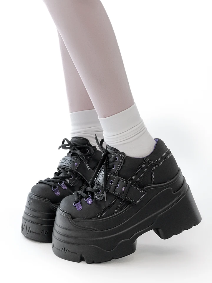 Original Subculture Platform Shoes Y2K Japanese Style Landmine