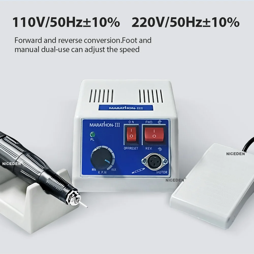 Dental 35000 RPM Marathon Micromotor Polisher Hand Grinder Lab