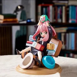Anya Forger Kawaii Action Figurine Sculpture - Anime Spy X Family Decorative Statue for Desk or Living Room (Anya)