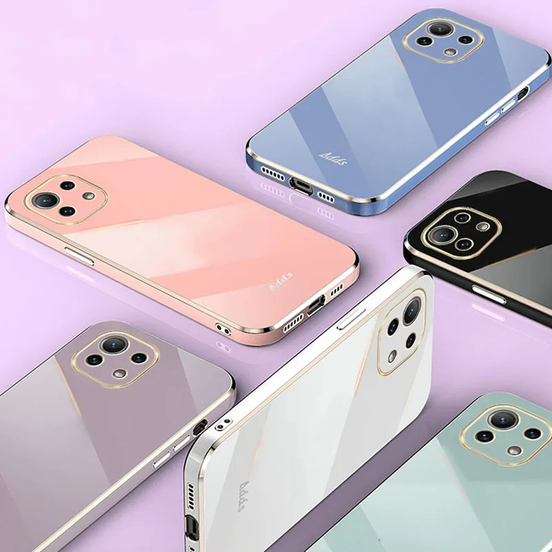 Enhanced Silicone Phone Case with 6D Plating - Durable Soft Cover