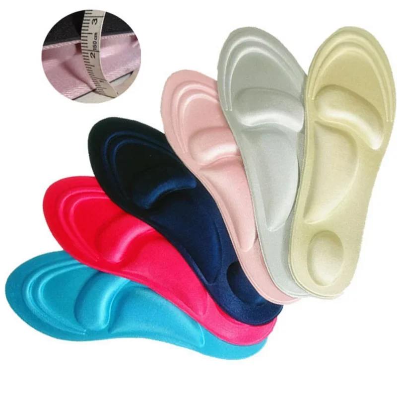 4D Memory Foam Shoes Insole Breathable Pain Relief Massage Fasciitis Cushioning Insoles Feet Arch Support Sports Pads Women Men shoe insoles orthopedic insoles