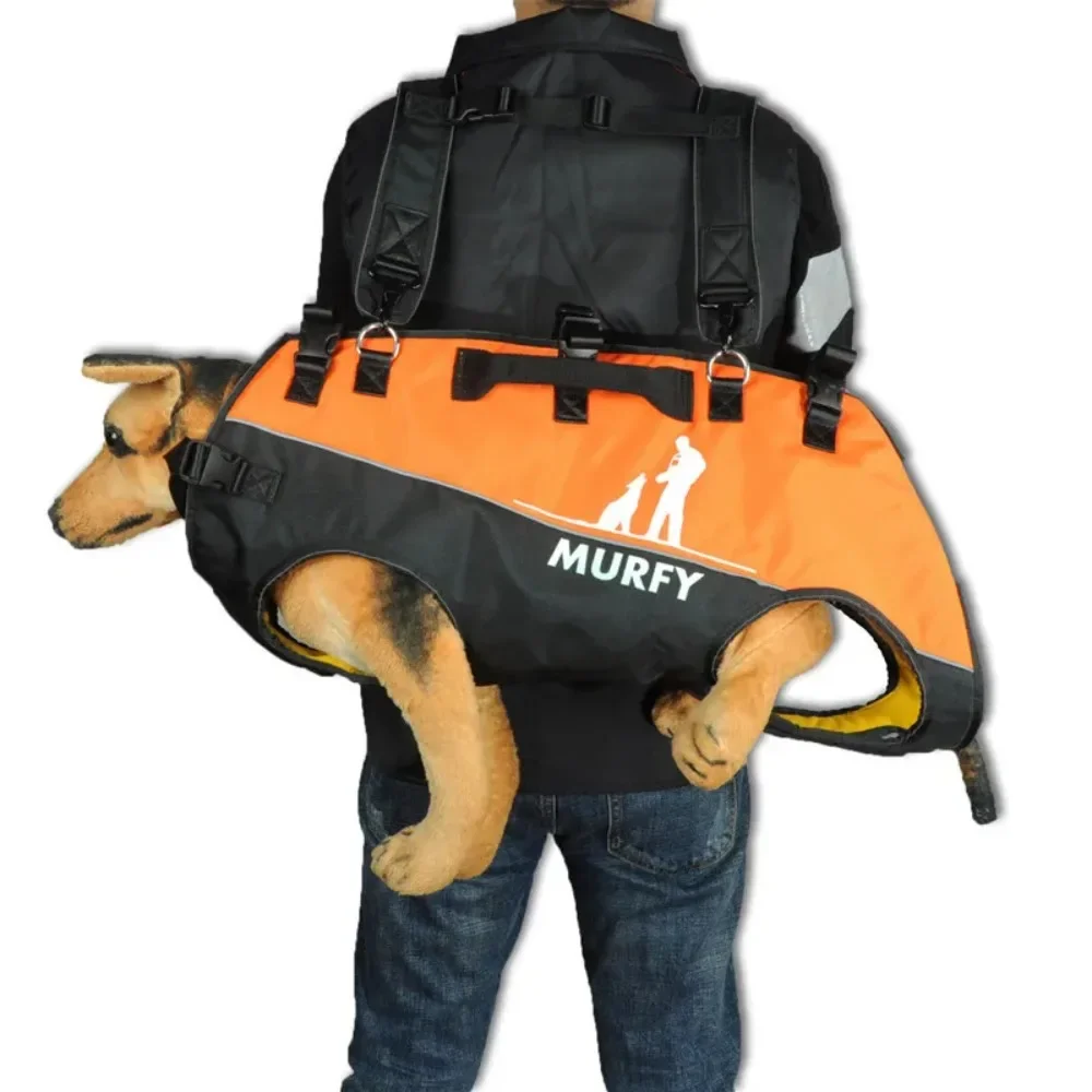 

Pet Outdoor Travel Carrying Bags, Airborne Backpack, Walking Stretcher with Straps for Disabled Large Dog, Pet Supplies, 70kg