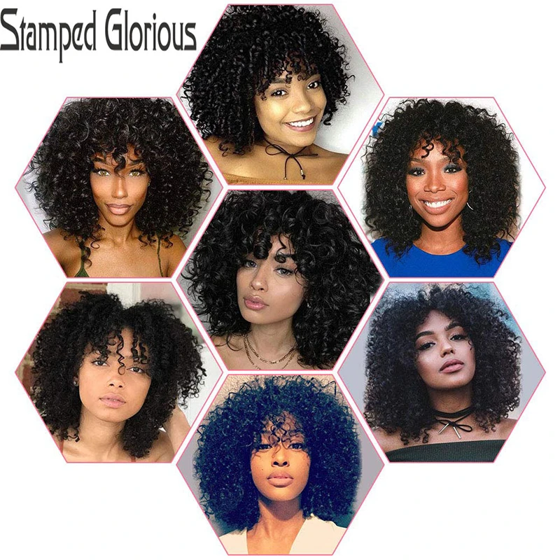 Рисунок 6 - Длинный афро вьющийся парик с челкой