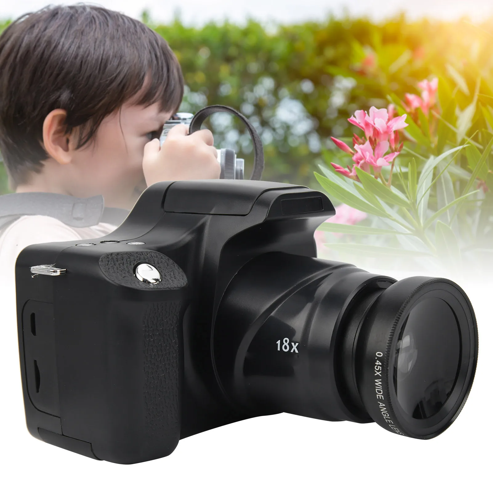 긴 길이 휴대용 디지털 카메라, HD SLR 카메라, LCD 화면 3.0, 18X 줌