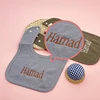 Personalized Baby Saliva Towel Pure Cotton Scarf Baby Feeding Stuff Infant Boys & Girls Custom Name Bib Gift 2Pcs 3