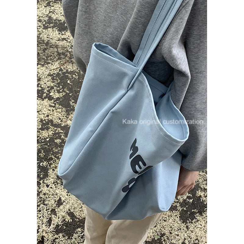 

Large Capacity Shoulder Canvas Bag Women 2024 New Summer Fashion Commuter All-match All-match Underarm Tote Bags