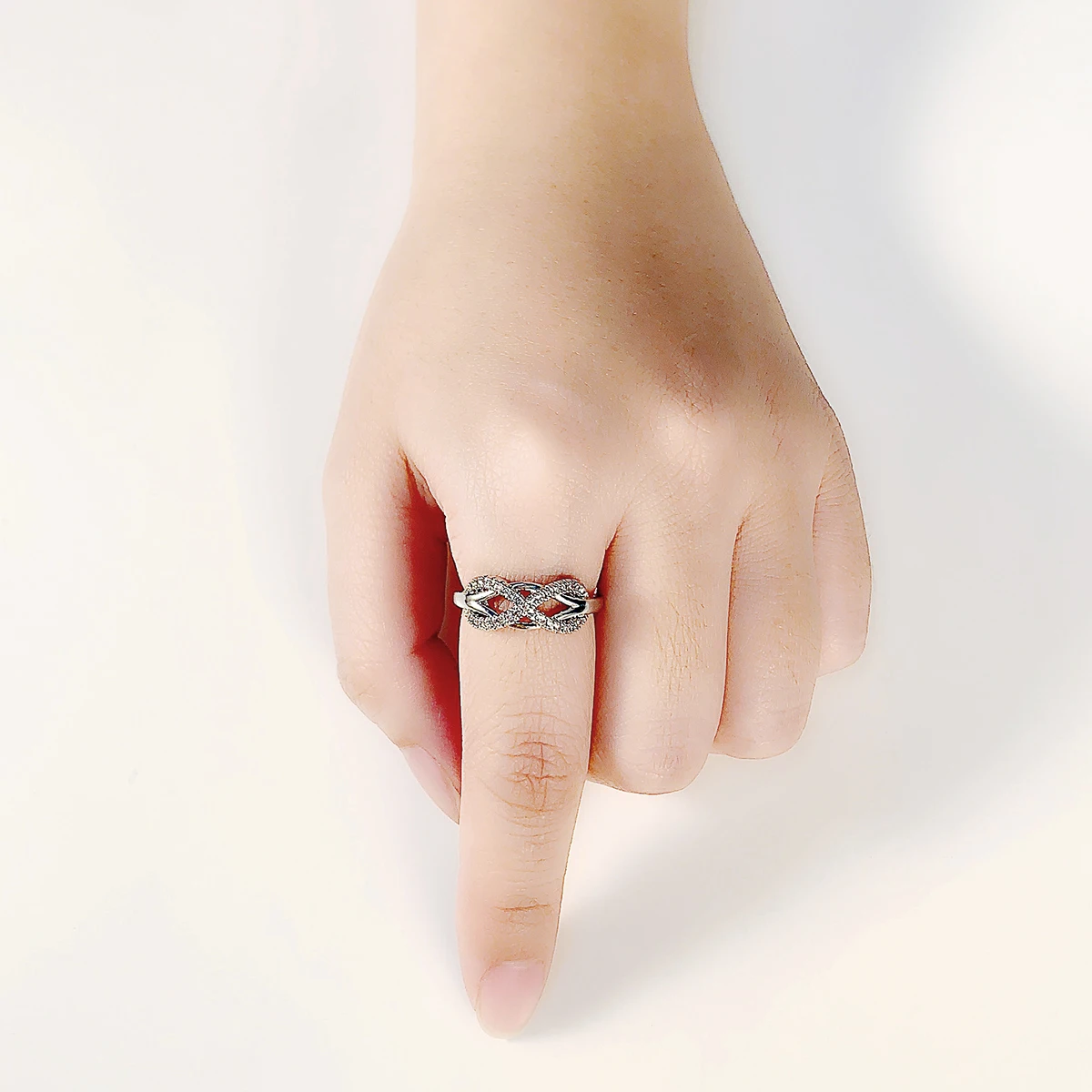 Wedding Ring Cubic Zirconia Hollowout for Women