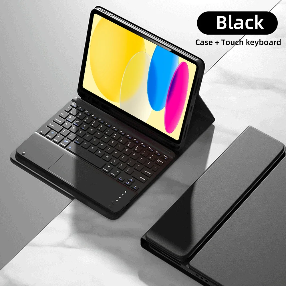 Ultimate Wireless Bluetooth Keyboard Case with Magnetic Leather Cover