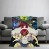Anime P-Princess-ES M-Mononoke-ES Blanket Skin friendly comfort warm soft plush blanket suitable sofa living room office bedroom 2