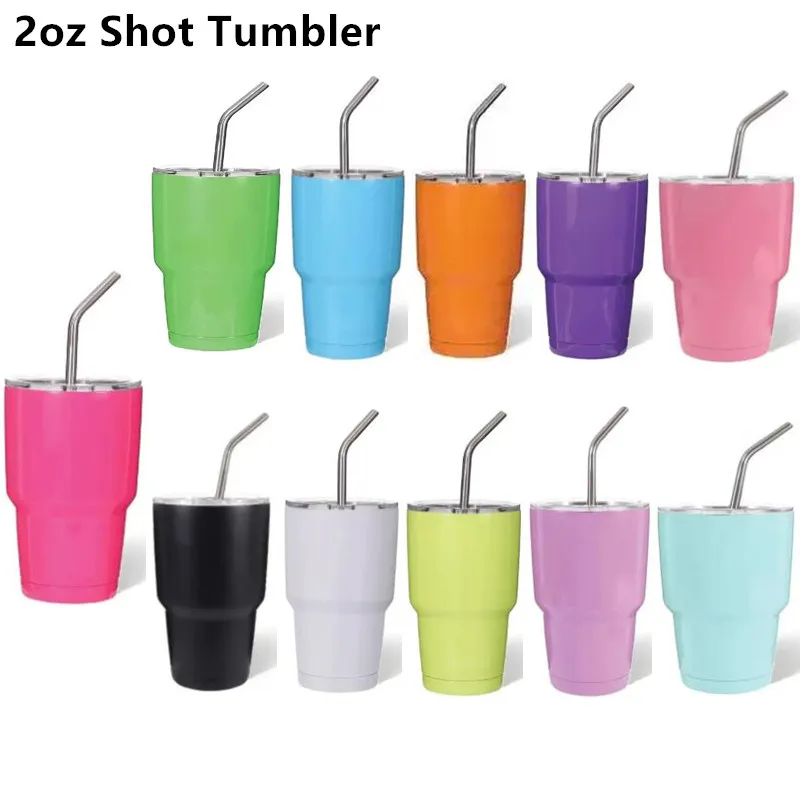 20pcs-120pcs Sublimation 3oz Mini Shot Glass Tumbler With Straws  Holographic Shimmer 3oz Glasses Cups For Whisky And Espresso - AliExpress