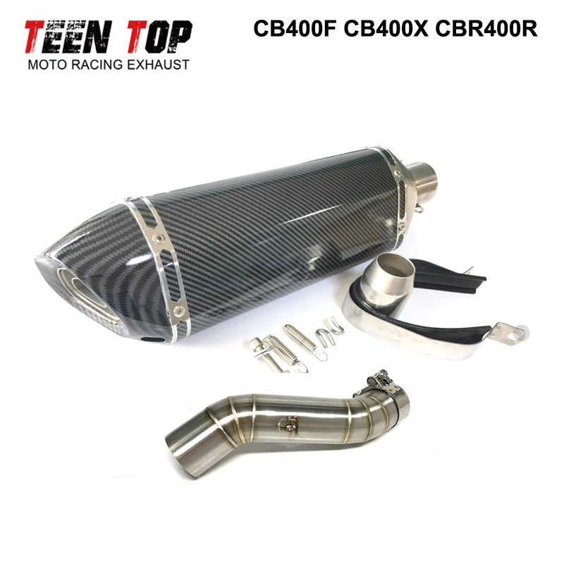 51MM Motorcycle Exhaust Muffler With DB Killer For Honda CB400F CB400X Muffler 2018~2020 CBR400R Exhaust 2016~2020 Motobike Tube - Image 5