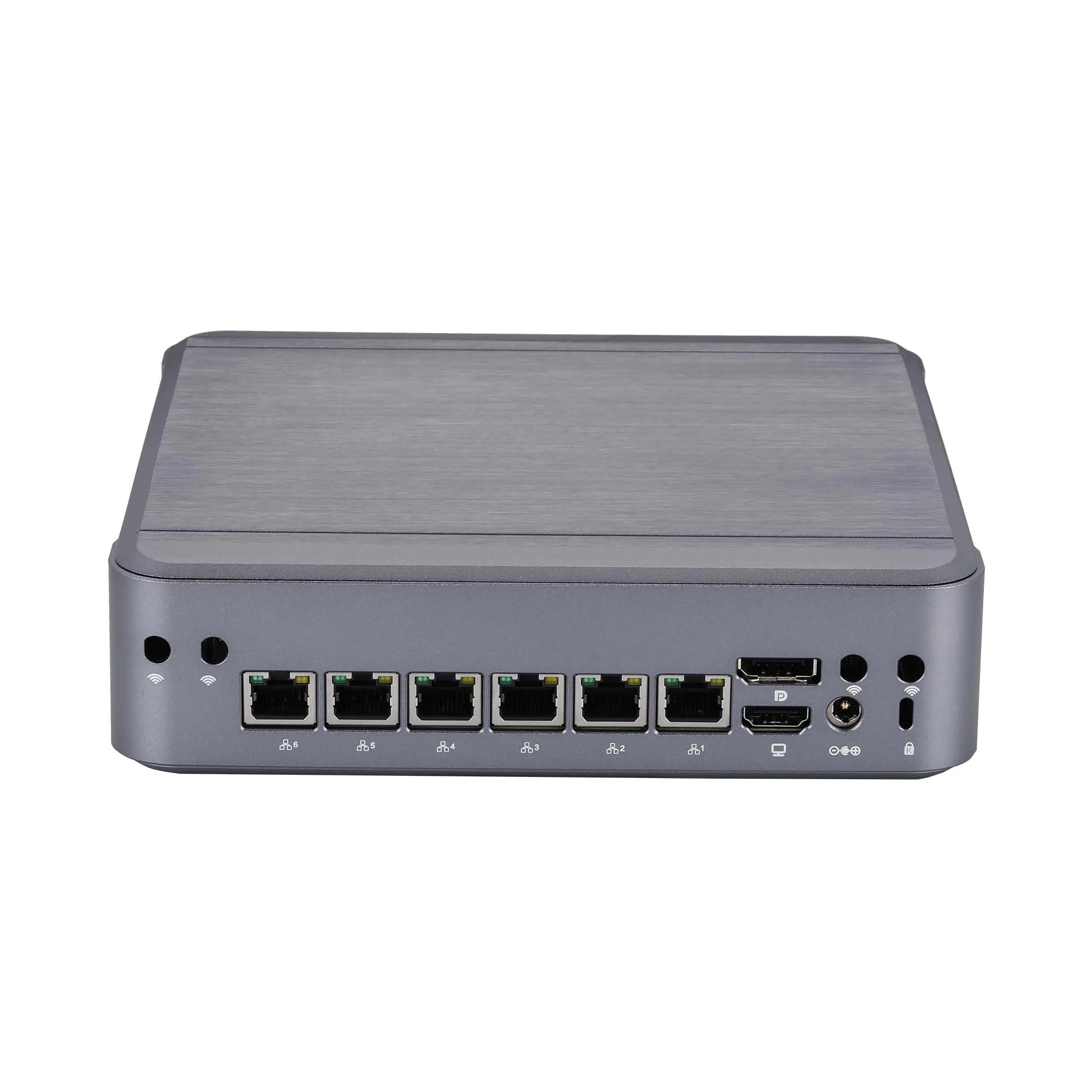 Qotom 6*2.5G I225-V Lan 12Th 13Th Gen Alder Lake-S/Raptor Lake-S Dp Pfsense Firewall Router Mini Server