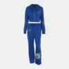 Bangniweigou Skull Love Print Zipper Short Cardigan + High Waist Straight Leg Pants Two Piece Set Women Tracksuit Autumn Winter 5