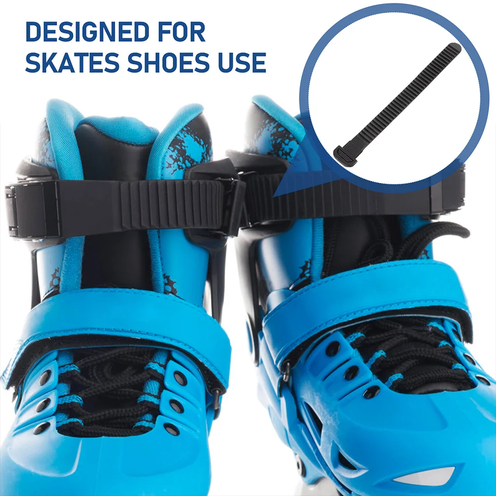Speed ​​skating Straps Roller Skate Shoe Supplies Plastic Buckle Skates Ice Accessories Pvc Replacement Tool 4 Pcs