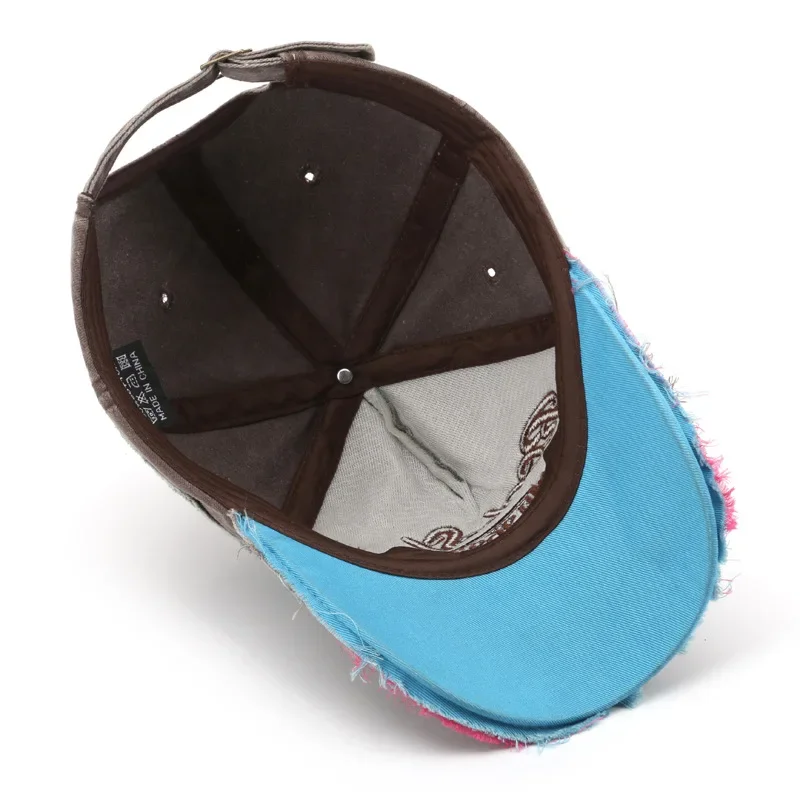 Baseball Hat Retro Letter Embroidery Baseball Caps Spring Summer Women Men Cotton Adjustable Casual Hat Hip Hop Streetwear Sun Hats