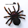 Electronic Animal pet Remote Control tarantula Eyes Shine smart black Spider Robot Halloween RC Tricky Prank Scary Toy Kid  gift 3