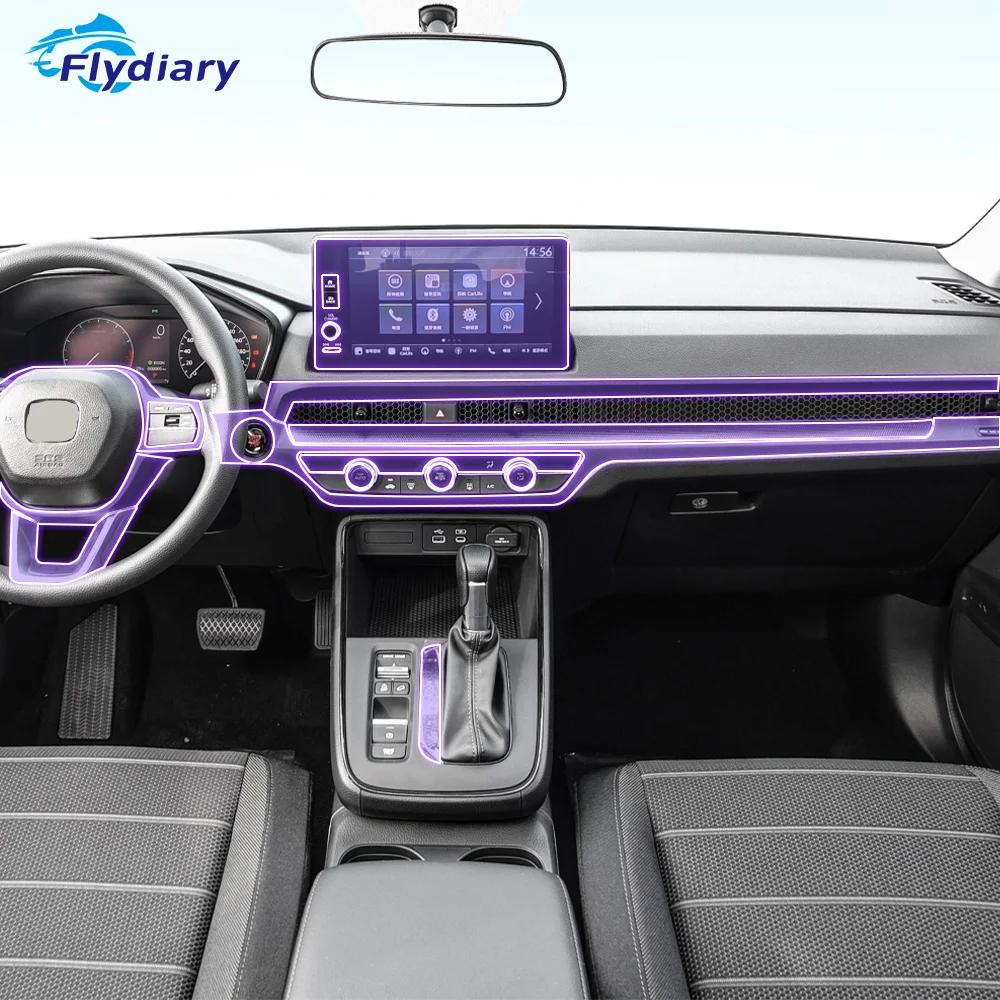 

Прозрачная пленка для защиты салона автомобиля от царапин, для Honda CRV 2023