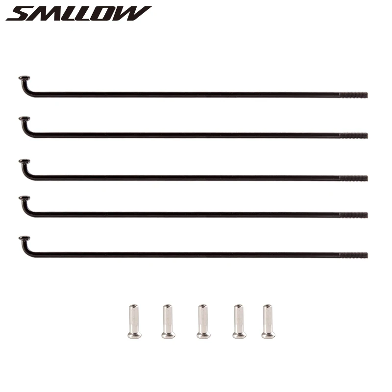 Mountain/Road Bike steel 14G/14K Spokes Black Colour High strength Bicycle spokes 76-128MM 18 PCS