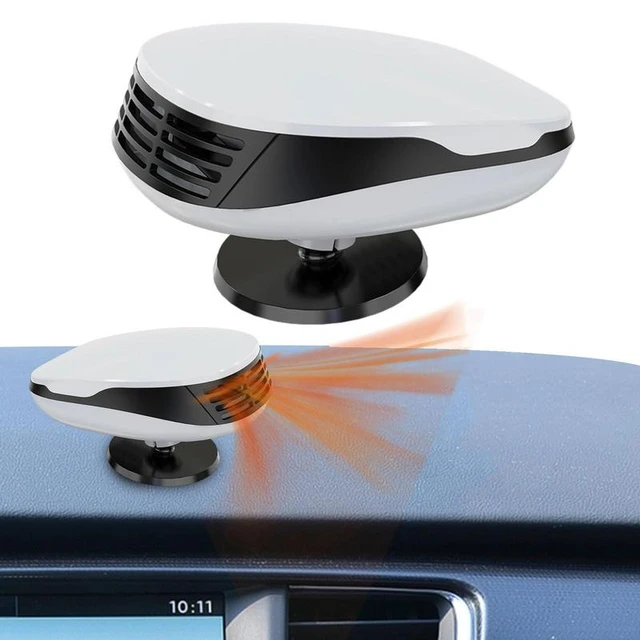 Portable Car Heater 2 In 1 12V/24V Portable Powerful Car Heater Easy  Installation Small Fan