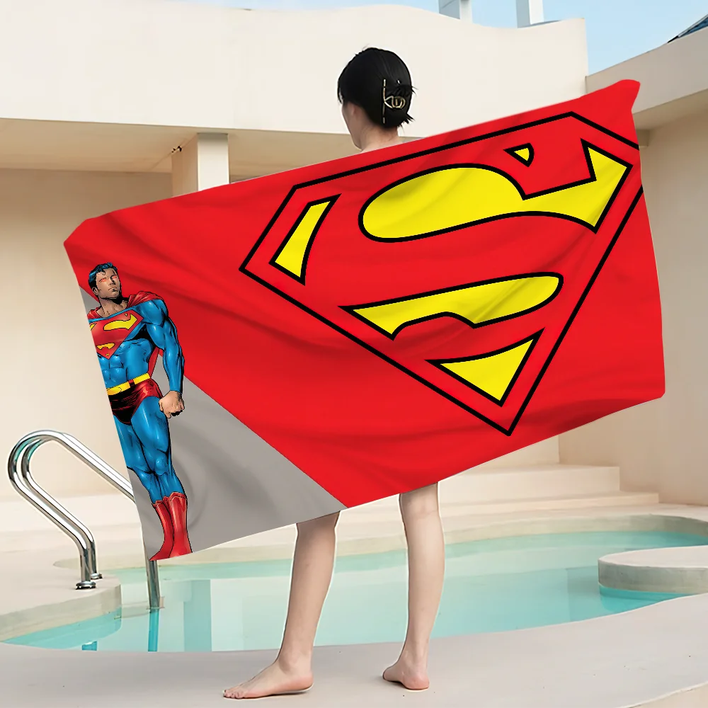 Hot Hero S-Superman Cool Towel Portable Beach Gym Swimming Home Soft Cotton 5
