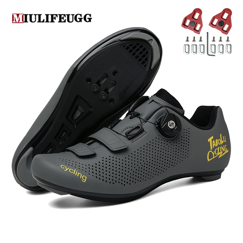 Cycling MTB Shoes with Clits Men Road Cleat Route Bike Speed Flat Sneaker Racing Bicycle Mountain Spd Biking Women Footwear