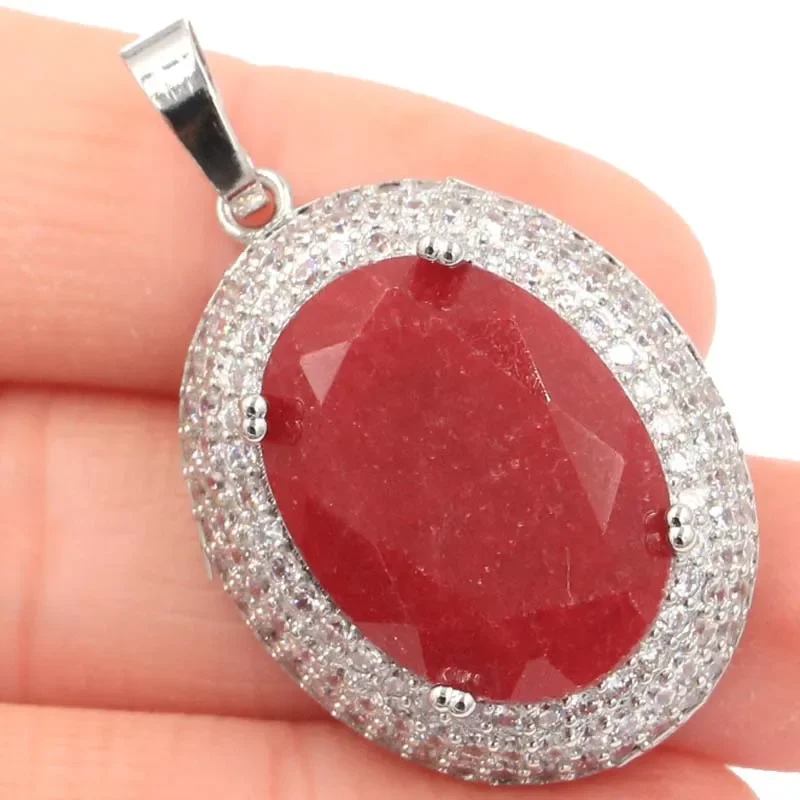 8g Customized 925 SOLID STERLING SILVER  PENDANT Eye Catching Alexandrite Topaz Tsavorite Garnet Red Ruby Tourmaline CZ Woman's