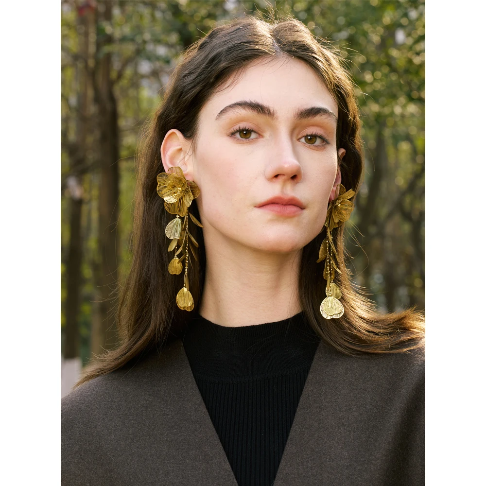 Yhpup Stainless Steel Earrings